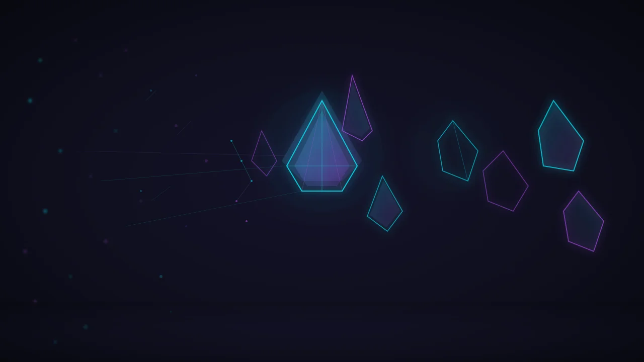 A visual metaphor showing noisy, ambiguous signals being refined into clear, structured data through explicit modeling and formalization